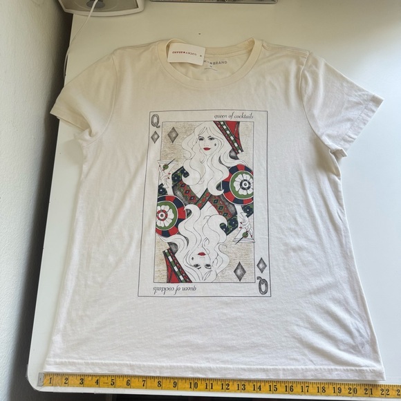 Queen of Cocktails Graphic T-Shirt
Lucky Brand Off White Cream Medium NWT - Picture 7 of 9